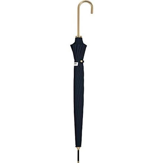 Wpc. Long Umbrella 16-Rib Solid Navy Sun Rain / UV Cut Canopy 55cm Stylish Cute Suitable Commuting School Womens