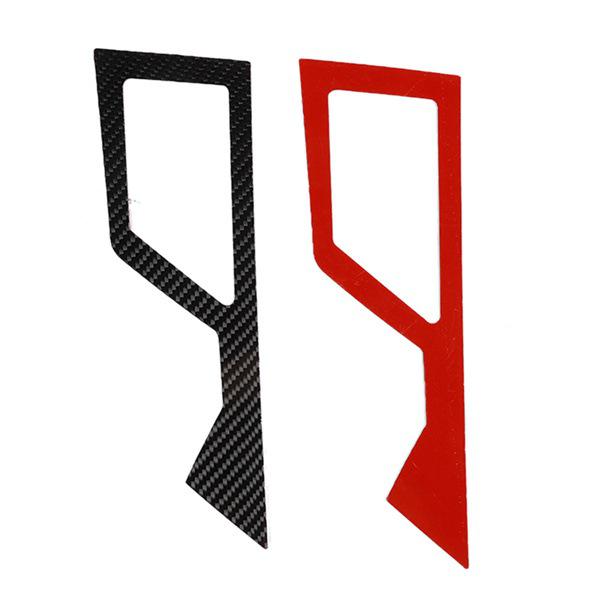 2-Piece Carbon Fiber Rear Tail Trim for 21-22 Polaris RZR PRO XP Utility