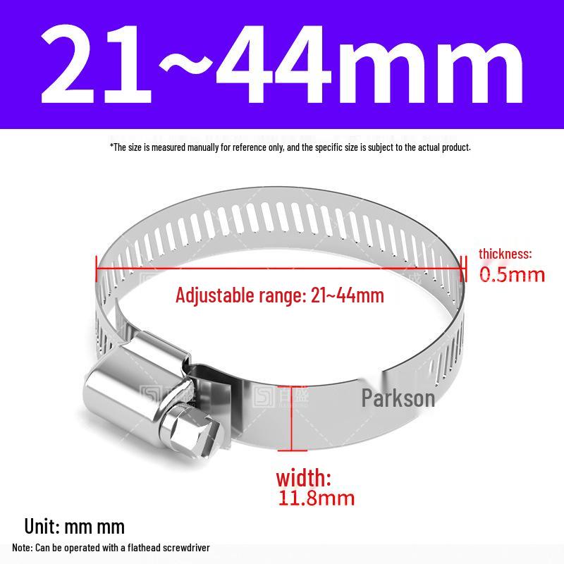 304 Stainless Steel Heavy Duty Hose and Pipe Clamps