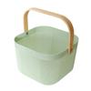 Plastic Home Storage Basket Large Capacity Handle Fruit and Vegetable Drainage Basket Multifunctional Mesh Towel Storage Basket