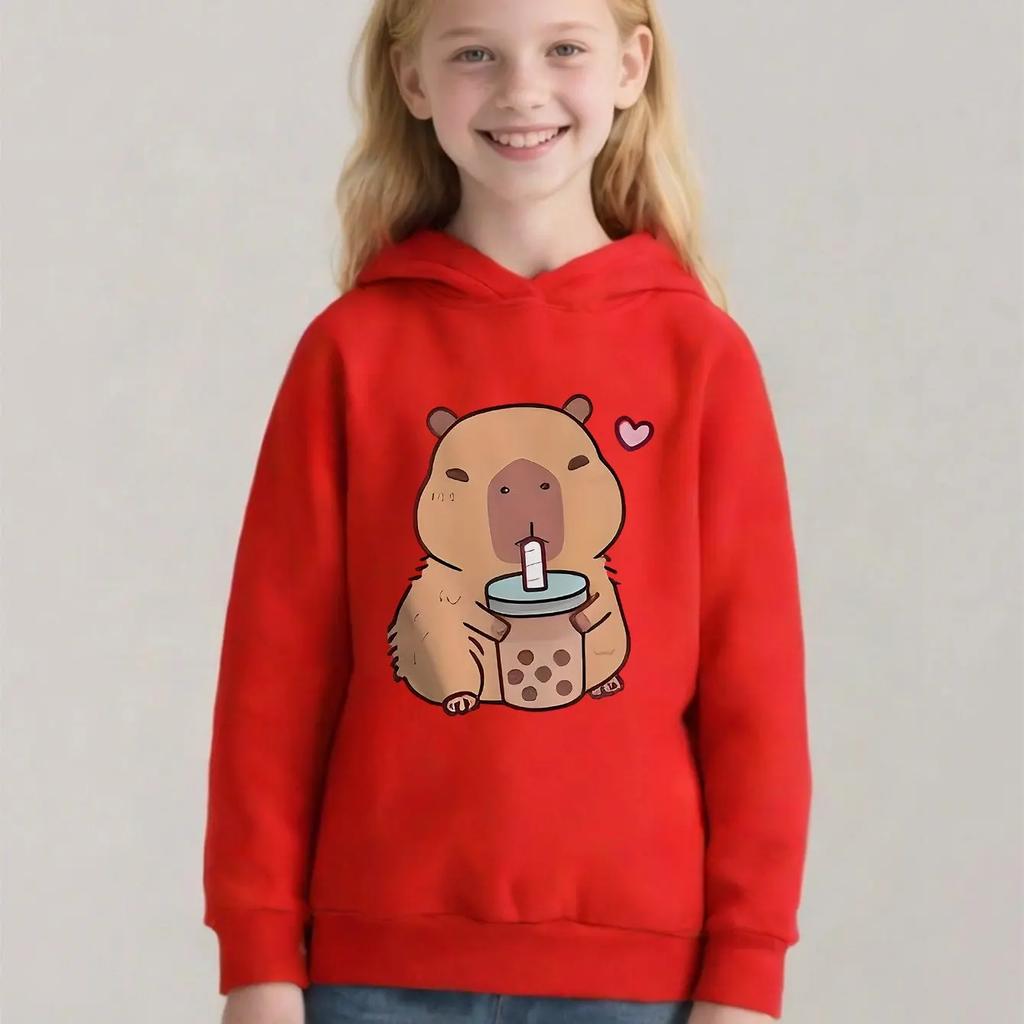 Kawaii Tier-Hoodie Kinderbekleidung Mädchenbekleidung Mode Jungenbekleidung Herbst-Sweatshirt Kinder-Oberteile