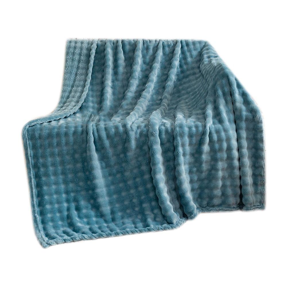70x100cm Monolayer Coral Fleece Blanket Warm Thickened Sofa Throw Gifts Flannel Blanket
