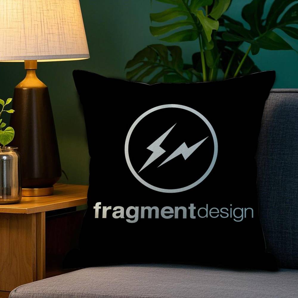 Lightning F-Fragment Design Pillow Case Sofa Living Room Bedroom Double-sided Printing Square Cushion Nap Time Cushion Cover