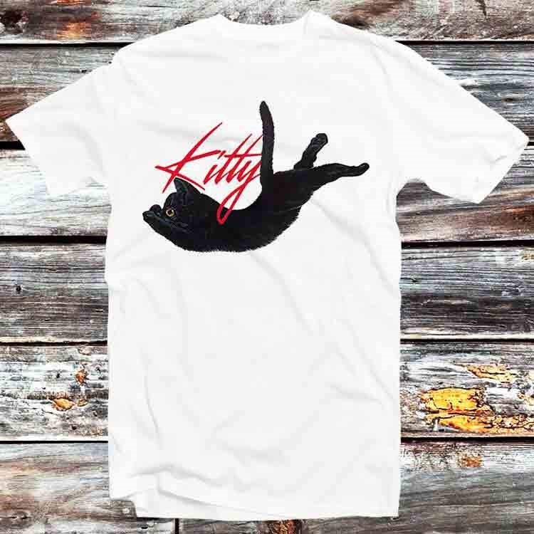 

Flying Black Cat Panther Kitty Kitten Cute T Shirt B1026 3XL