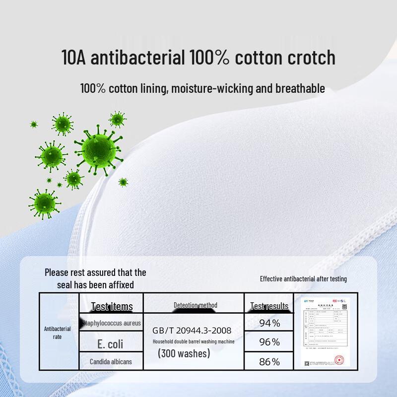 Fenteng Teen Boys' Pure Cotton Antibacterial Boxer Briefs