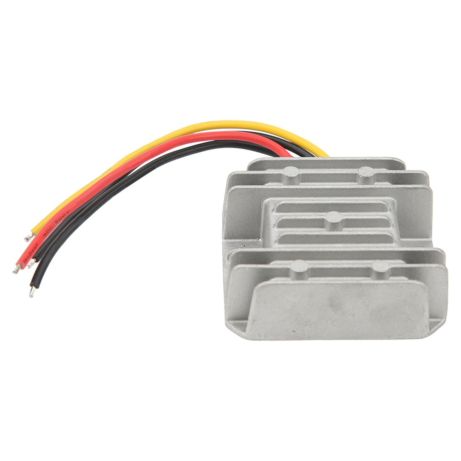 

DC to DC Boost Module Die Cast Aluminum Shell IP67 Waterproof Step Up Converter Transformer 9‑18V Input 20V 5A Output