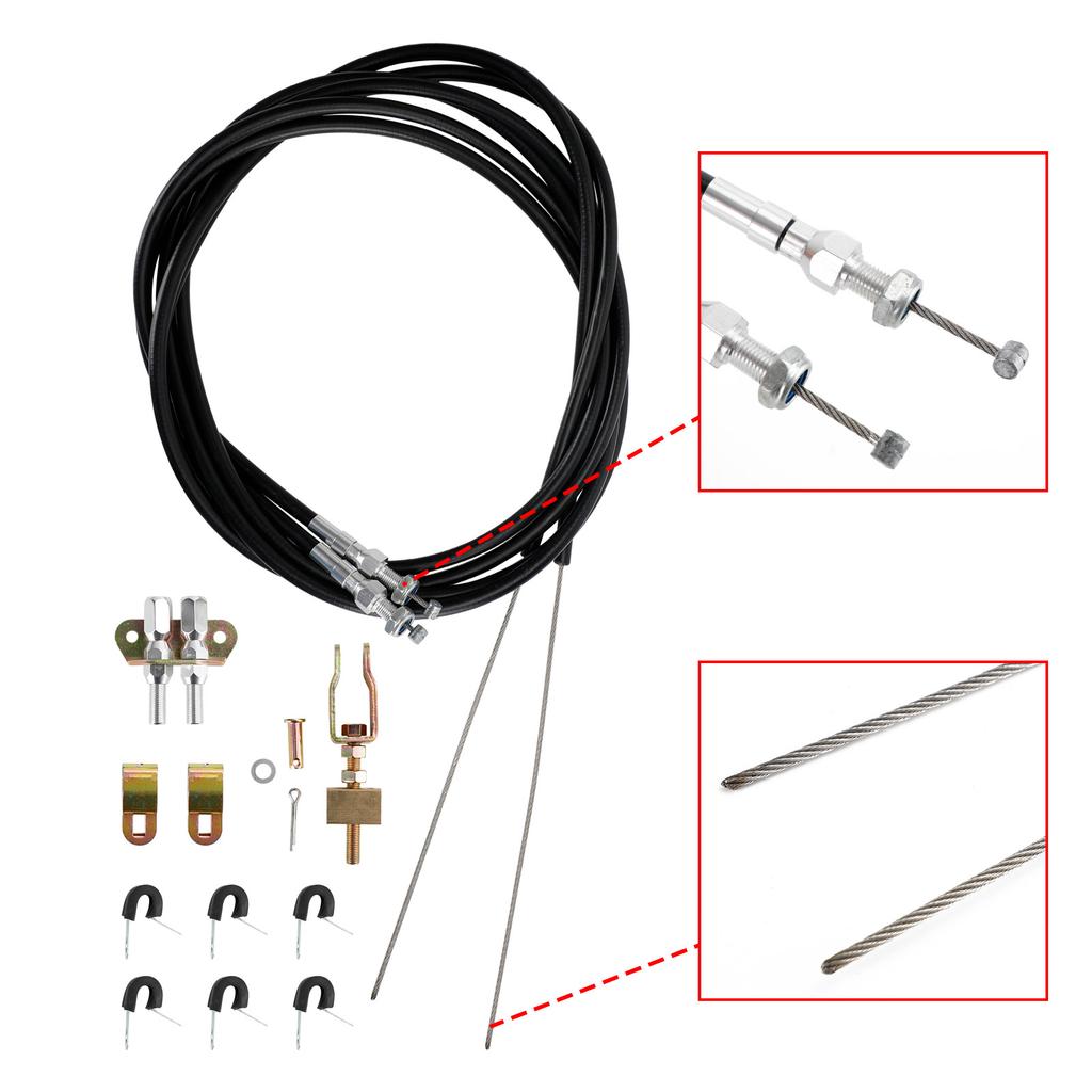 CPP Universal Rear Parking Brake Emergency E-Brake Cable Fit Wilwood 330-9371