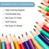 PATIKIL Erasable Colored Pencil Set for and DIY Crafts 36-Color Sketching, Blending,
