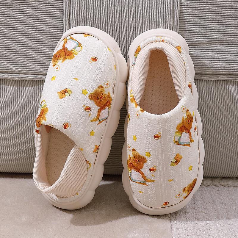 Breathable Postpartum Slippers - Soft Sole, Non-Slip, Cotton, for Summer or Spring/Fall Pregnant Women