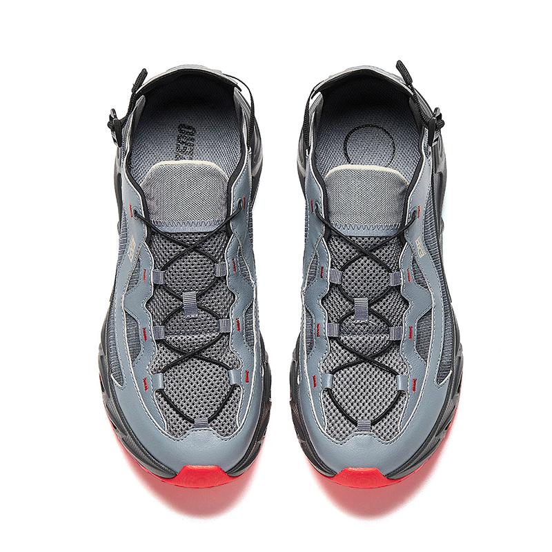 Anta Wuyi Stream Hiking Shoes Summer 2026 Outdoor Functional Shoes Men shoes Gray Black 912626650-3