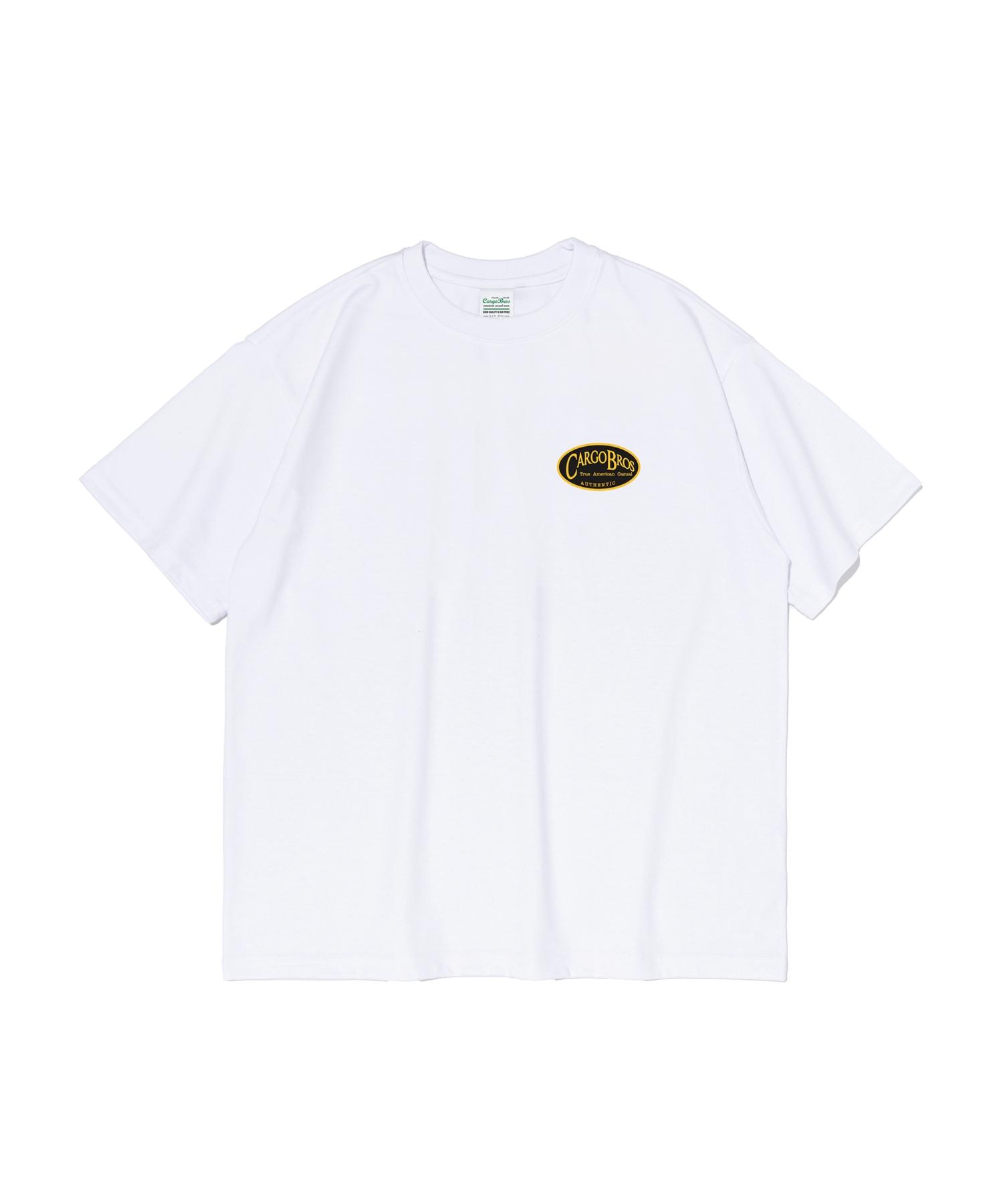 Cargo Bros Small Logo Oversized Short Sleeve T-Shirt (White) L