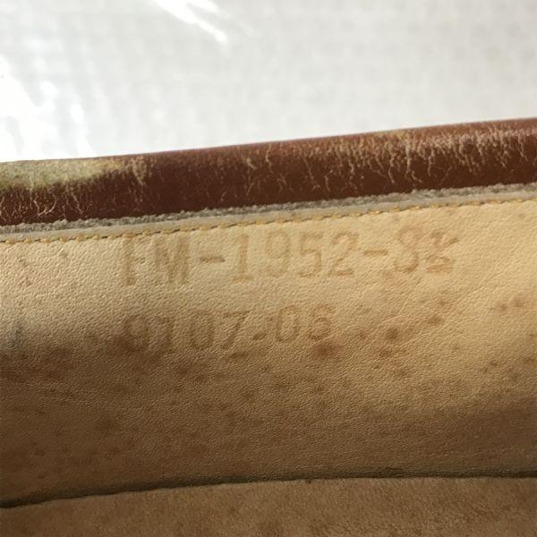 Vintage 60er-70er Friedman Leder Penny Loafer Größe 8.5 26.5 Braun Business Service Schuhe(GEBRAUCHT)