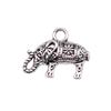Antique Style Elephant Charms Metal Animal Pendants For DIY Jewelry Keychain Bag Accessories