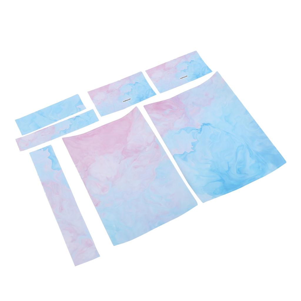 Controller Schutzaufkleber Spielkonsolen Skin Dekoration Abdeckung für PS5 Rosa Blau