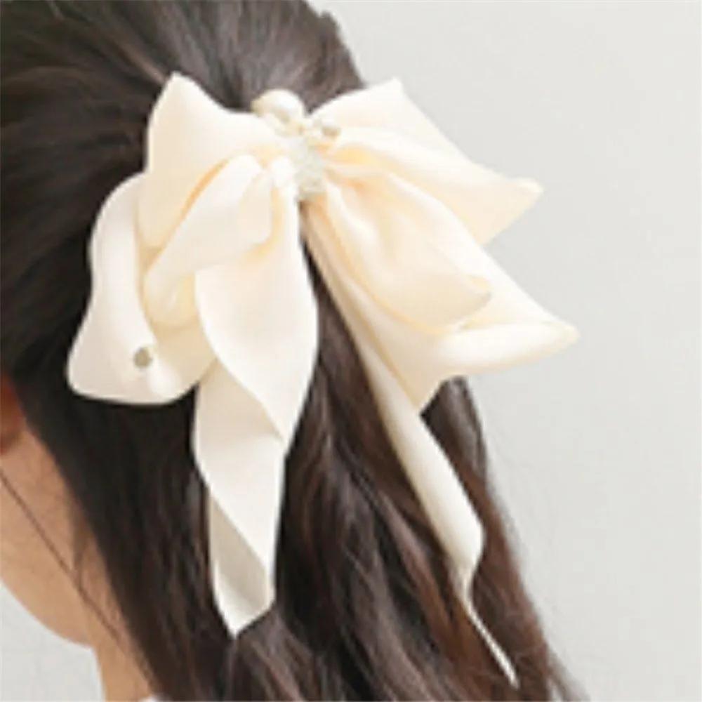Automatic hair clip, giant hair clip, pretty hair clip, women s giant ribbon clip
