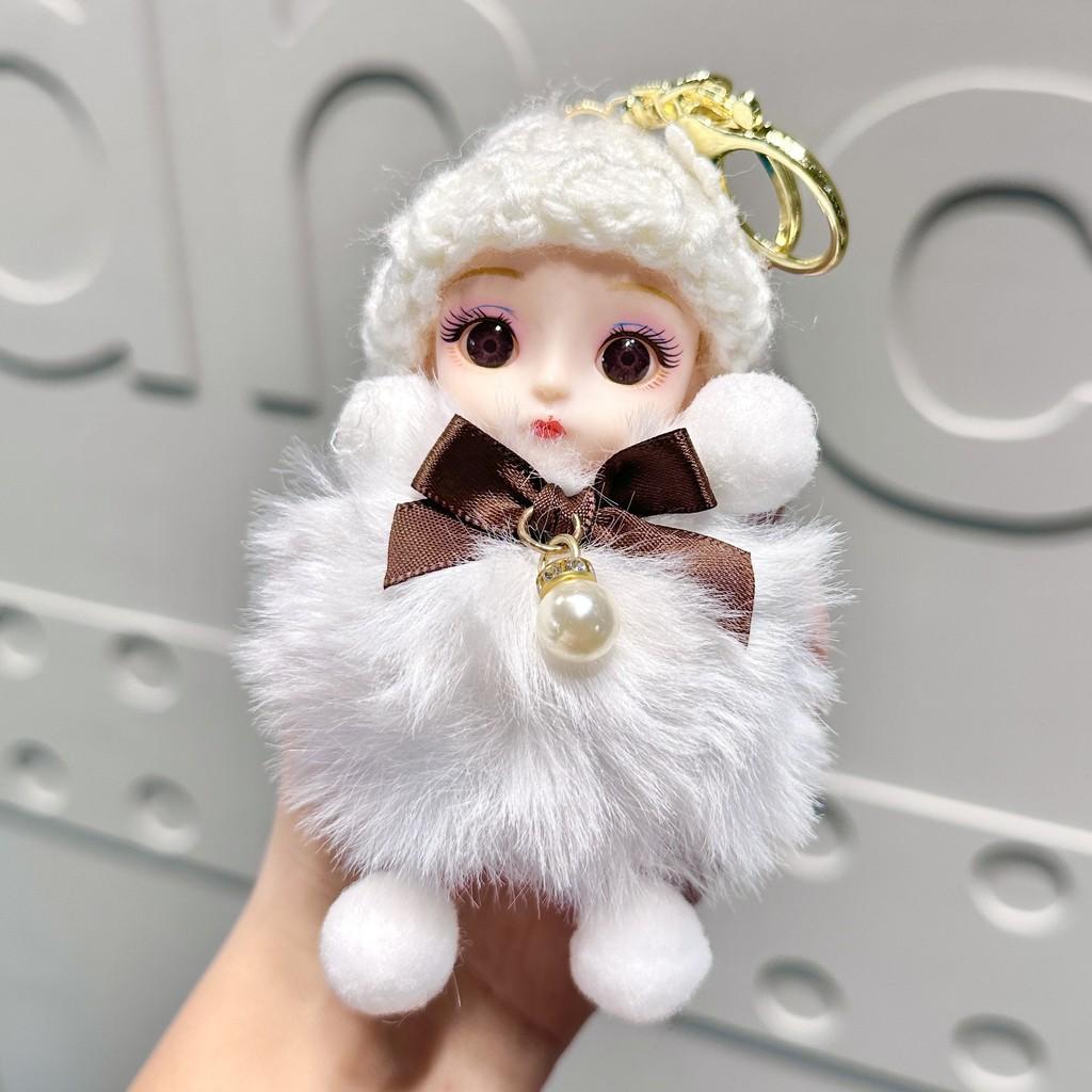 And Sweet Soft Plush Bigeyed Doll Keychain Accessory For Kids Gifts Collectibles And