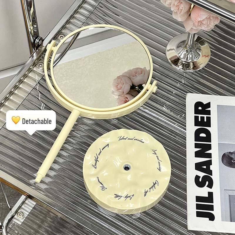 Aige Wooden Desktop Double-Sided Makeup Mirror