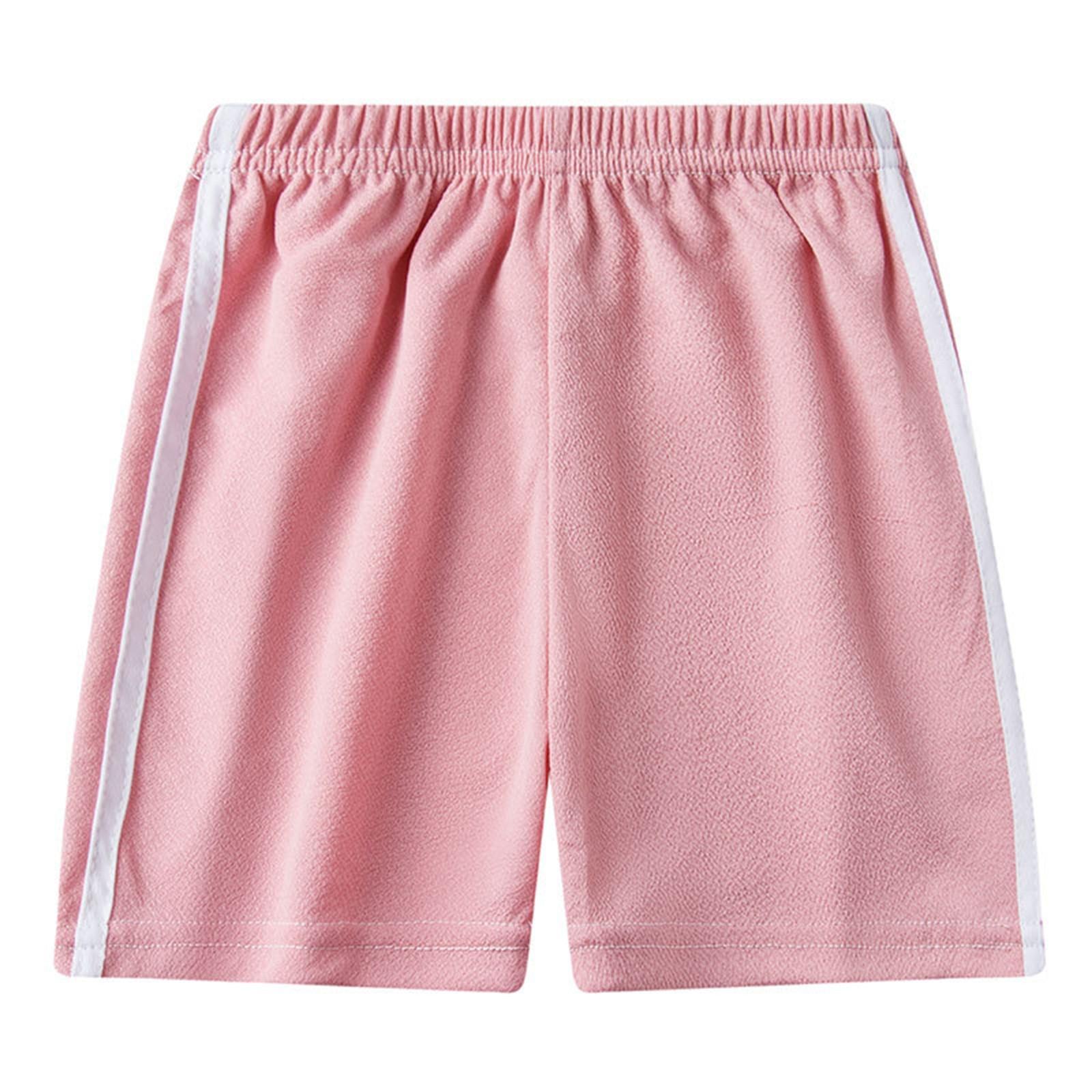 

Літні Дитячі Спортивні Для Носіння На Вулиці Гарячі Шорти Штани П ять Чвертей Дитячі Літні Дитячі Повсякденні Шорти 100 рожевий