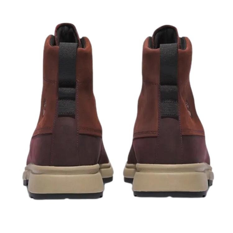 Timberland Atwells Ave Comfortable Versatile Fashion Short Martin Boots Men boots Burgundy A5XUD