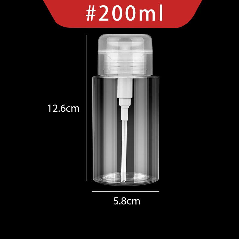 120/150/180Ml Nail Refillable Bottles Empty Press Pump Dispenser Nail Art Polish Remover Cleaner Makeup Bottle Manicure Tool