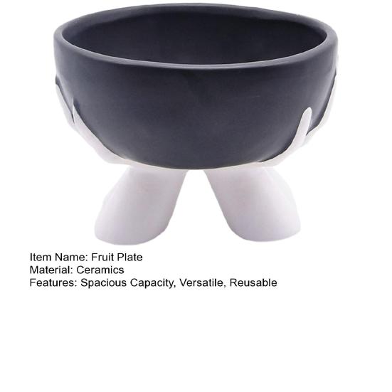 Keramická mísa na ovoce Mísa na sušené ovoce Servírovací talíř do kuchyně jídelny Opakovaně použitelná nádoba na skladování svačin