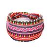 Diadema de Algodón Elástico de Moda Estampado de Patrón Africano Estilo Twist Banda Elástica para el Cabello Diademas Anchas Bandana Turbante Nudo Headwrap