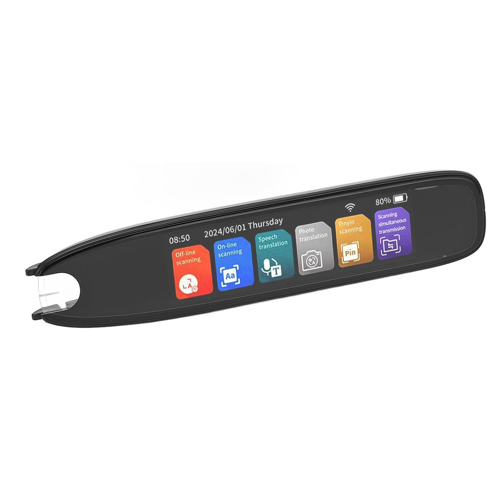 Reading Pen 3.7in Touchscreen Quick Response Portable Reader Pen Language Translator for Travel Work Study