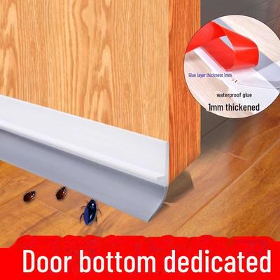 Door Bottom Seal: Soundproof, Windproof, Waterproof Insulating Strip for Bathroom Gaps.