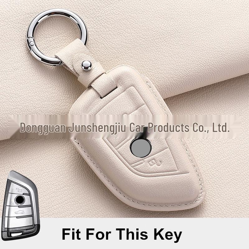 

4D Edge Style Sheepskin Key Case for BMW 3, 5, 7 Series OPP Bag