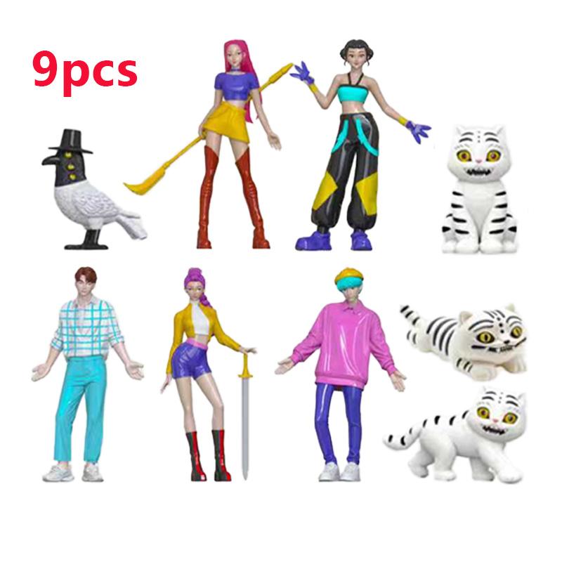 Kpop Dämonenjäger Figuren Huntrix Figuren Kpop Dämonenjäger Figur Spielzeug Derpys Tiger Rumi Italienische Hirnfäule Figur Ornament