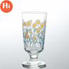 Hi Glass Cup Lovely Ručně malované Flowers Goblet Ice Cream Cup 280ml