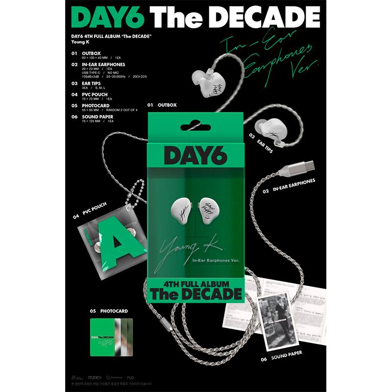 [Pre-order] DAY6 - 4th Full Album [The Decade] Earphones Ver. (Choose Members)