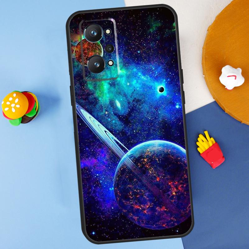 Space Solar System Planets Universe For Realme GT7 Pro GT 6T 6 5 C67 C61 C55 C53 C51 C21Y C25S C75 10 11 12 13 14 Pro Plus Case