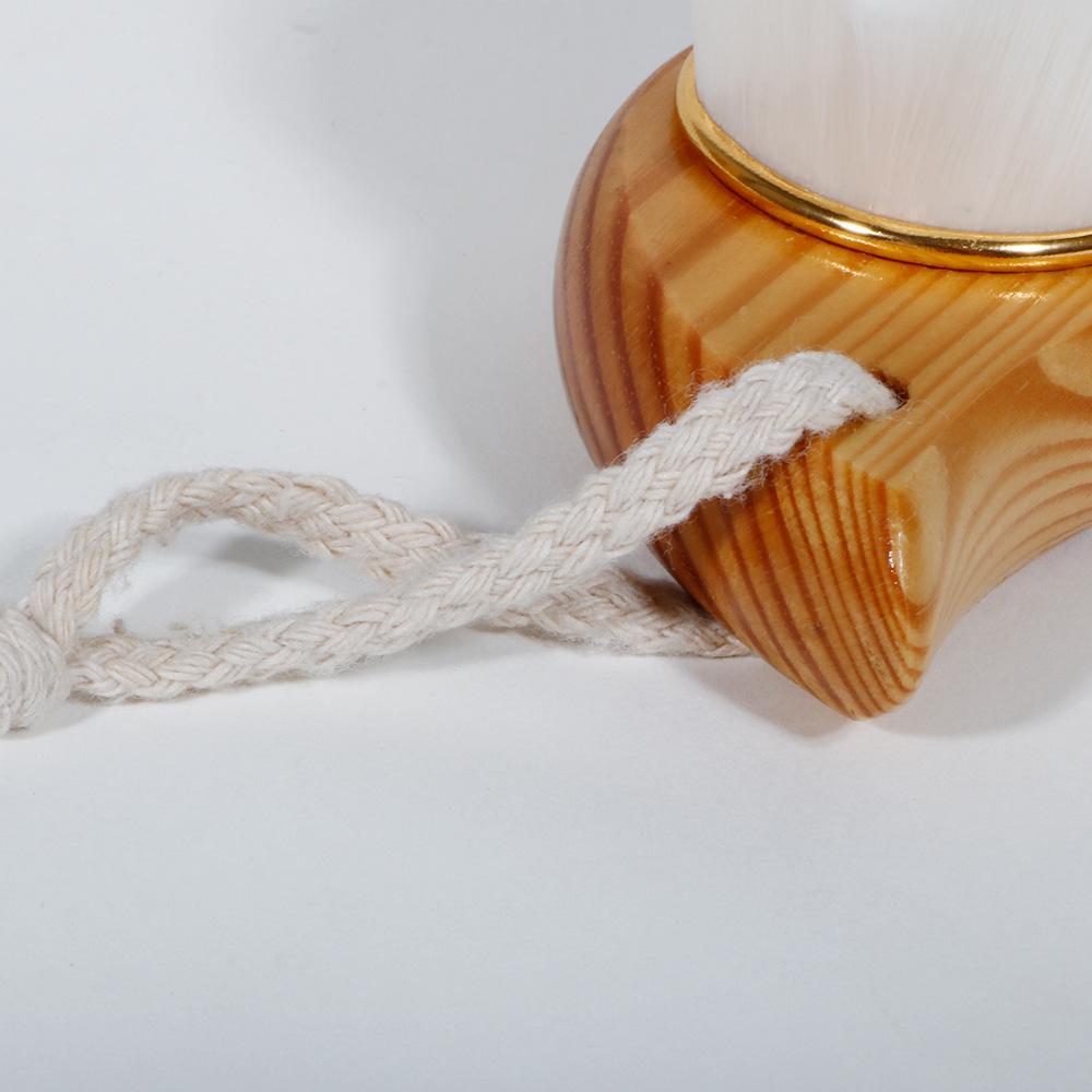 Wooden Handle Face Wash Brush Beech Handle Hemu Handle Wooden Manual Face Wash Brush