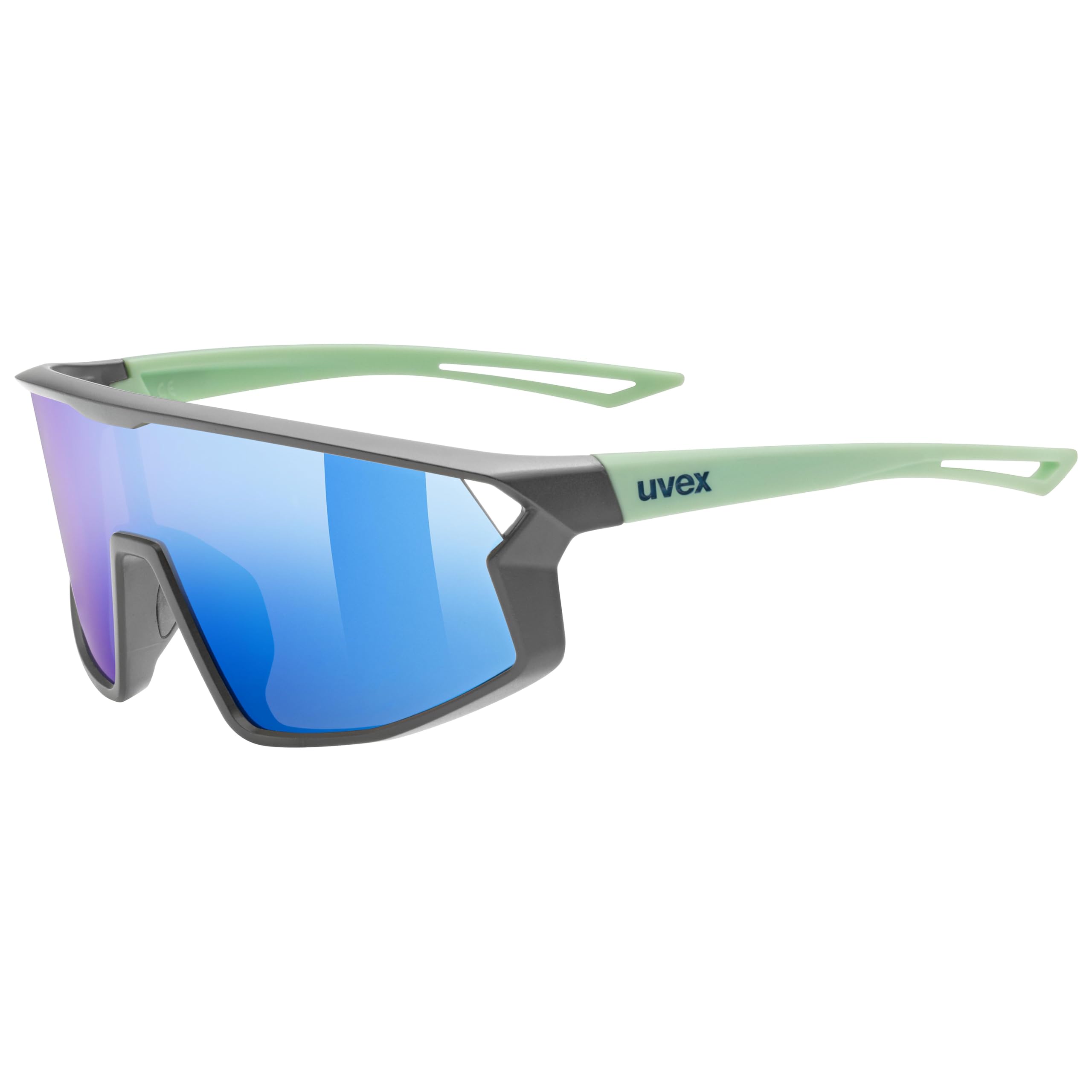 

Спортивные солнцезащитные очки Uvex с защитой UV400 и большими зеркальными линзами Skyryse для детей, Jr.