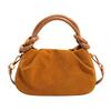 Retro portable shoulder bag spring and summer new messenger bag casual solid color commuter women's bag