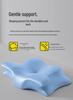 Butterfly Memory Foam Pillow: Zero Pressure Sleep Aid for Neck Protection and Side Sleepers