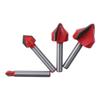 1/4 Inch Shank Router Bits Chamfer Bevel Engraving Drill Bit Cutting Router  Heavy Duty