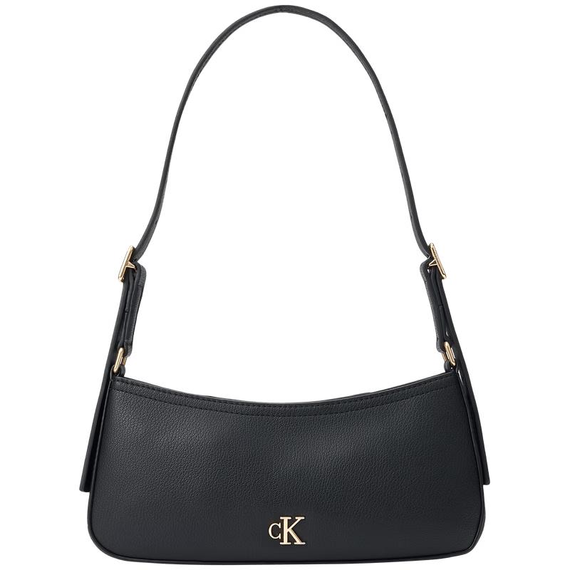 Calvin Klein Women's Metal Logo Shoulder Bag