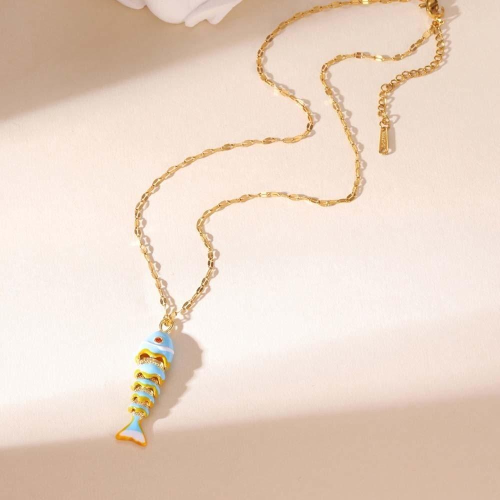 3D Plated Enamel Fish Charms Carp Drip Oil  Fish Bag Pendant Movable Mini Metal Fish  Key Ring
