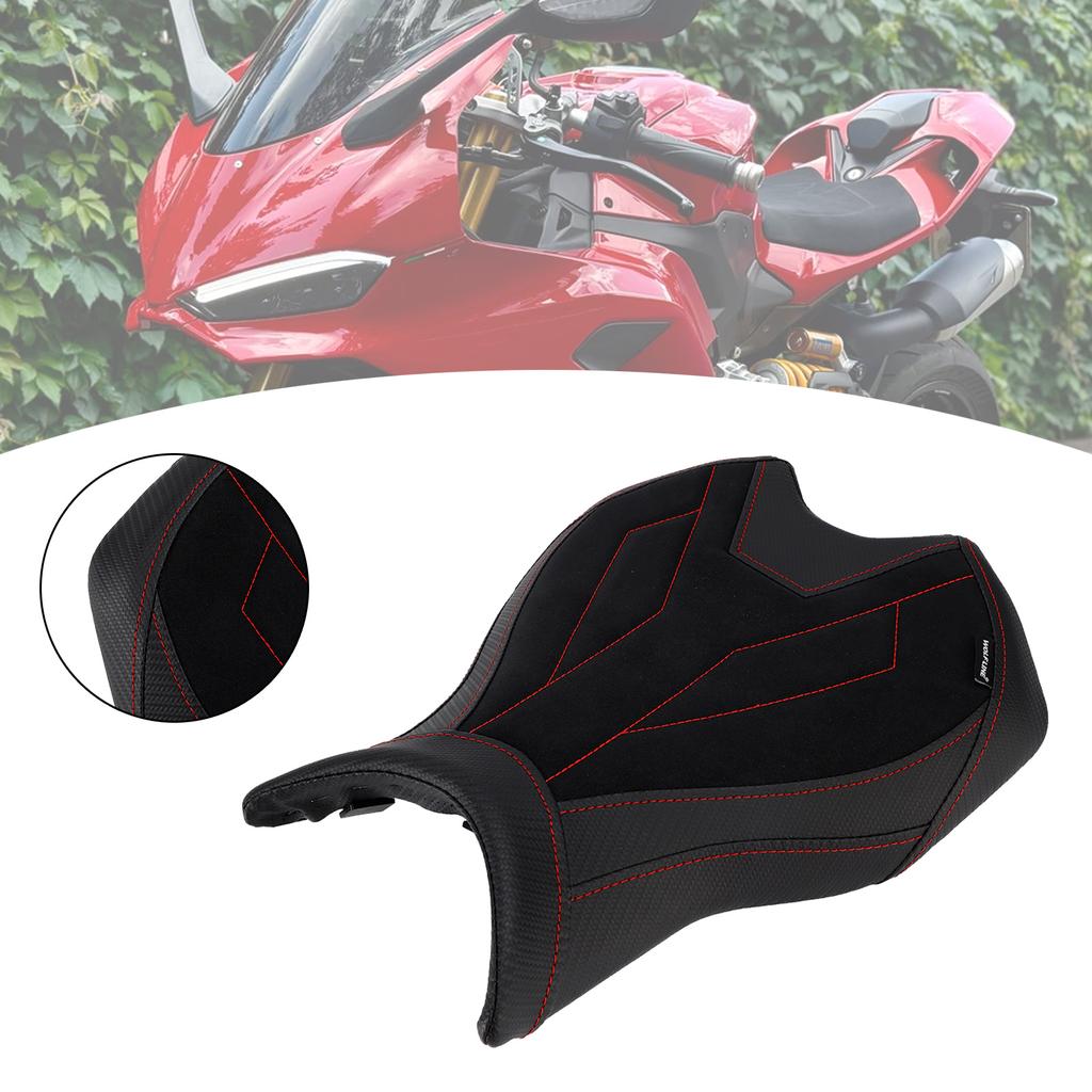 Front Raider Seat Driver Cushion Pu Fit Red For Du Panigale V2 2025-2026
