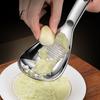 Versatile Cooking Spoon 5-in-1 Stainless Steel Spoon, Multifunctional Kitchen with Drain Holes Tools for Potato Garlic Masher, Egg Separator,