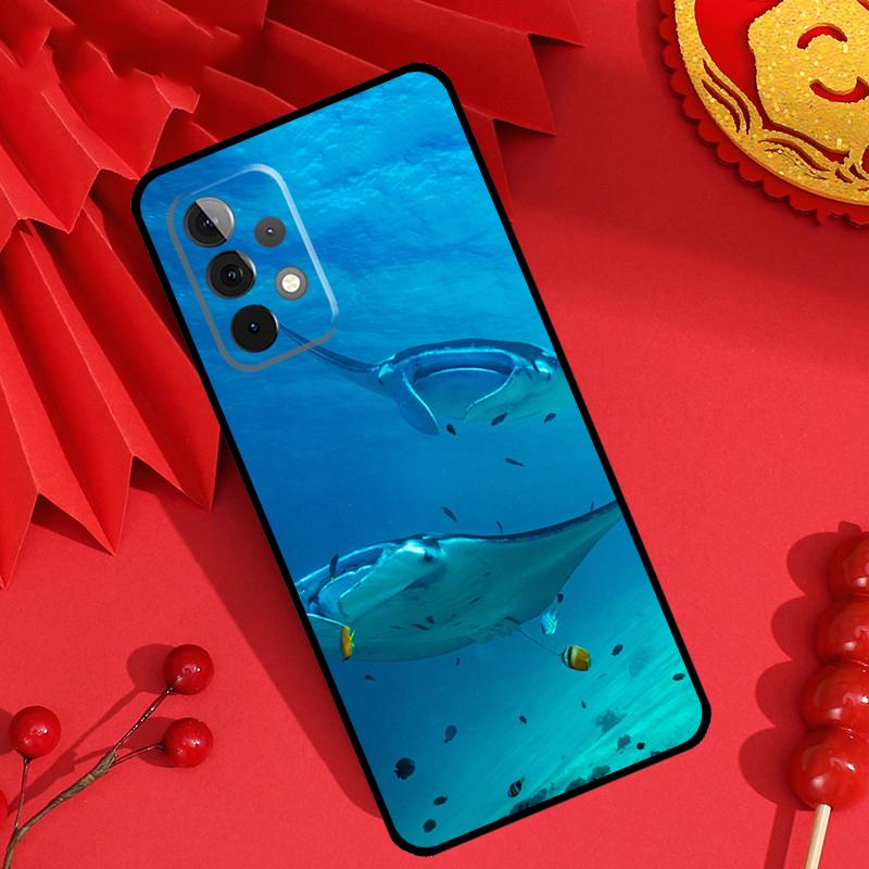 Animal Manta Ray Case For Samsung Galaxy M13 M14 M12 M11 M15 M06 M16 M36 M56 M31 M53 M32 M52 M35 M55 M34 M54