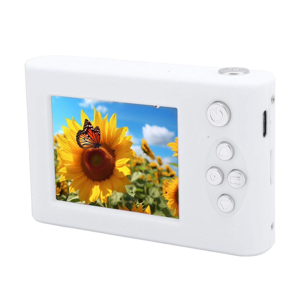 Digital Camera 8x Zoom 48MP 1080P 2.4 Inch IPS Screen Anti Shake Auto Focus Compact Digital Camera