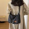 Sac Cabas Chic Décontracté pour Femme Sac à Bandoulière Tendance en Toile Avec Fermeture Éclair