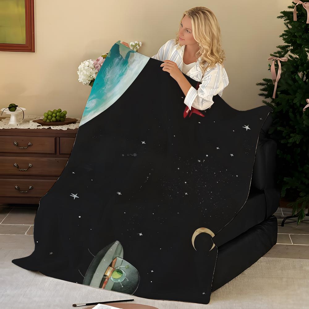 Artist O-Oliver J-Jeffers Throw Flannel Blanket, Soft Warm, Durable & Washable cute Cool