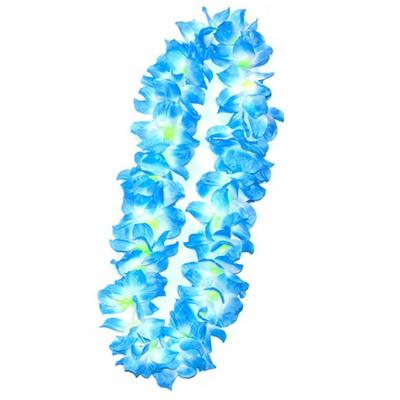 1Pc Thickened Hawaiian Leis for Hula Dance Luau Party Floral Necklace Leis for Party Supplies Favors Celebrations and Decorations