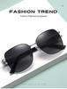 Women's 2022 Fashion Metal Polarized Rhinestone Sunglasses, Large Frame A683