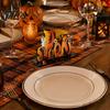 Pumpkin Castle Ghost Decor Halloween Wooden Tabletop Ornaments, Freestanding Solid Wood Letter Signs, Decorative Table Centerpiece Festive Holiday