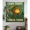 Vintage Trendy Brainrot Comic Hippie Wall Hanging Tapestries Bohemian Wall Tapestries Mandala INS Home Decor